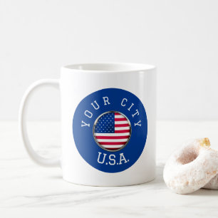 Mug - USA Personalised - Add your City Name