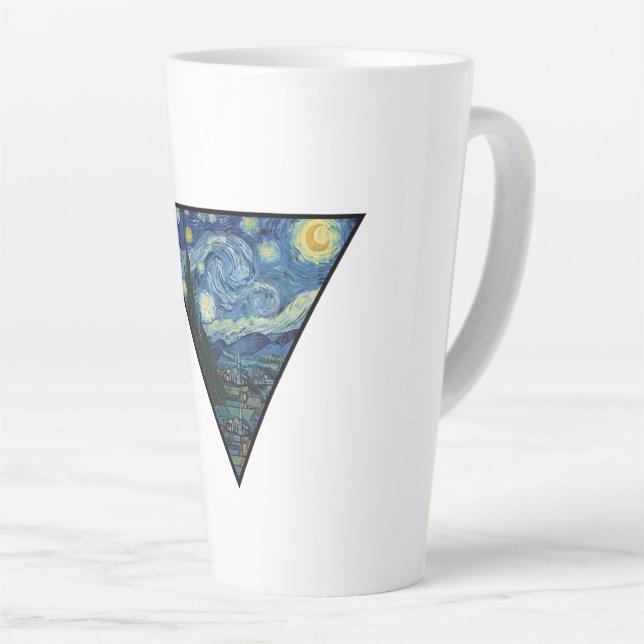 Mug Van Gogh Art Design  (Right Angle)