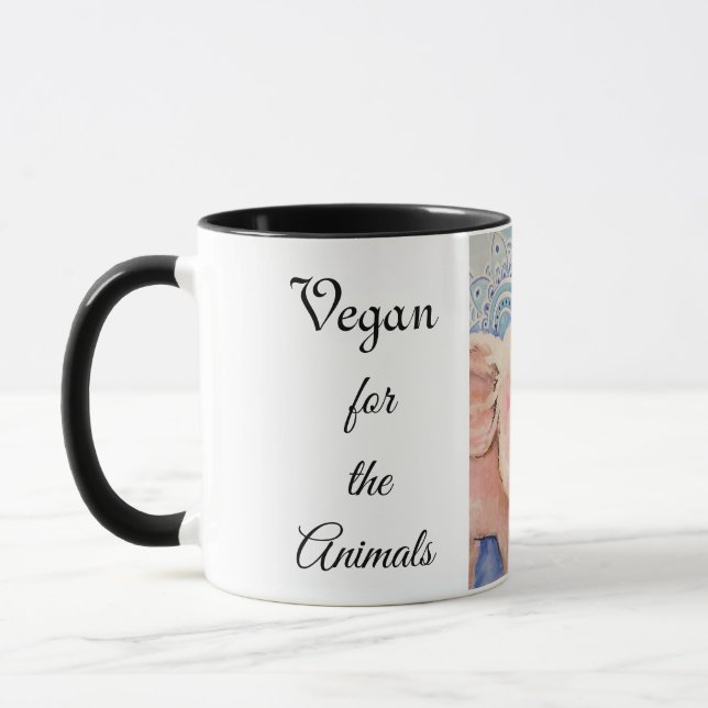 Mug VEGAN FOR THE ANIMALS (Left)