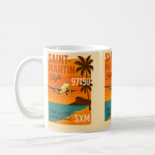 Mug vintage Saint-Martin SXM 97150