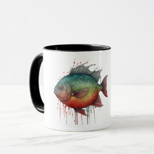 Mug - Watercolor Series: Piranha