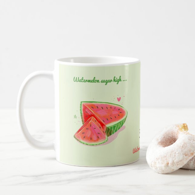 Mug - Watermelon Sugar High (With Donut)
