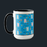 Mug "Whimsical Hanukkah Pets"<br><div class="desc">Mug "Whimsical Hanukkah Pets." Enjoy this Hanukkah mug for yourself, or for someone on your gift-giving list. Fun to fill it with some goodies, like dreidels and chocolate coins/gelt, wrap with cellophane and tie it with a bow. Thanks for stopping and shopping by. It's very much appreciated. Happy Chanukah/Hanukkah Style:...</div>