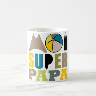 Mug white 325 ml Moi Super Papa - Logo Nature