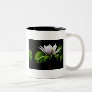 Mug, White Water Lily with Light Two-Tone Coffee Mug