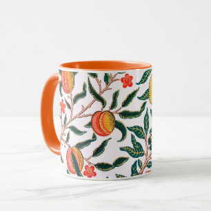 MUG : WILLIAM MORRIS : POMEGRANATE