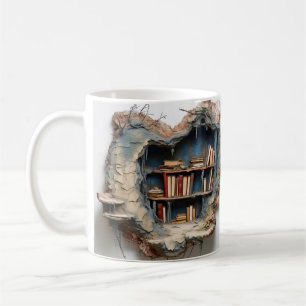 mug with a book design