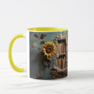 Mug with a book design