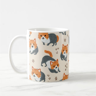 Mug with a cute fox on it