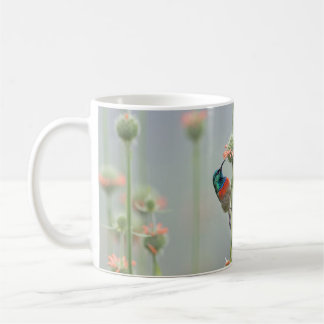 Mug with a photograph of a sunbird