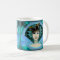 Mug With A Stylish Fairy Who Wears A Butterfly Hat