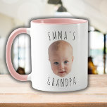 Mug with Baby Face Custom Face Baby Mum Dad<br><div class="desc">Custom Mug with Baby Face, Replace the face of this baby with your favourite photo (make sure to crop as much to the face as possible and use an app to remove the background) and personalise this funny Christmas Holiday mug with your kid, husband, or boyfriend on it! Also a...</div>