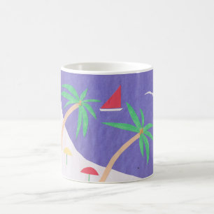 Mug with Beach Scene