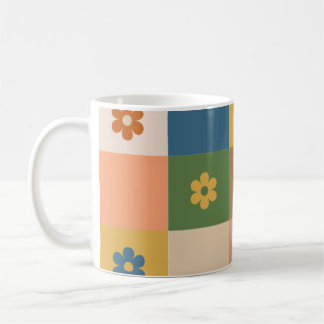 Mug with beautiful floral pattern