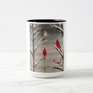 Mug with cardinals