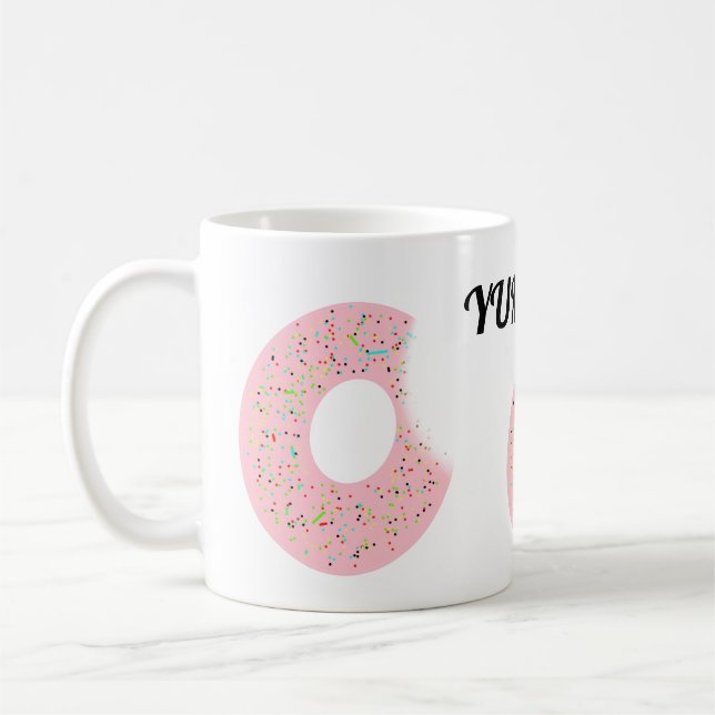 Mug With Donuts on it Yum Yum (Left)