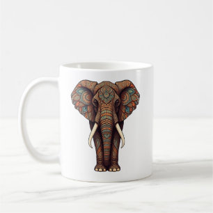 Mug with elephant design