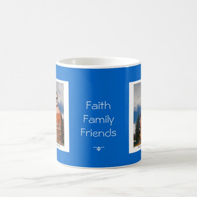 Mug with Faith Family Friends Message (Center)
