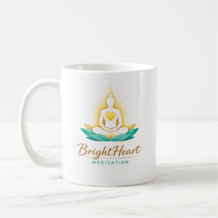 Mug with Female Brightheart Meditation logo