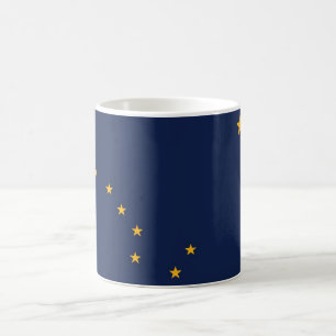 Mug with Flag of  Alaska State - USA