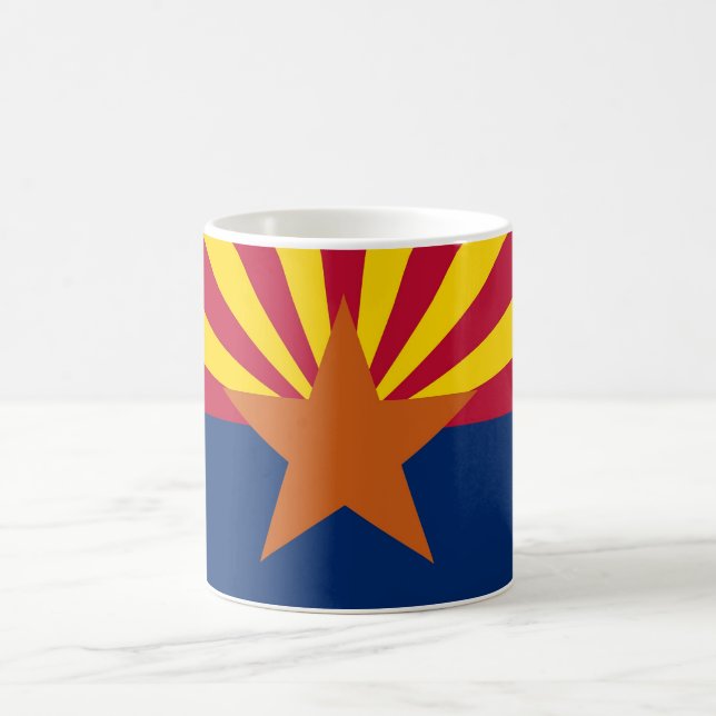 Mug with Flag of  Arizona State - USA (Center)