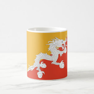 Mug with Flag of Bhutan