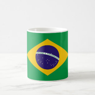 Mug with Flag of  Brazil