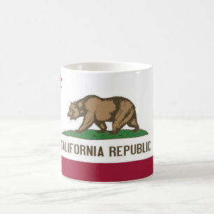 Mug with Flag of  California State - USA