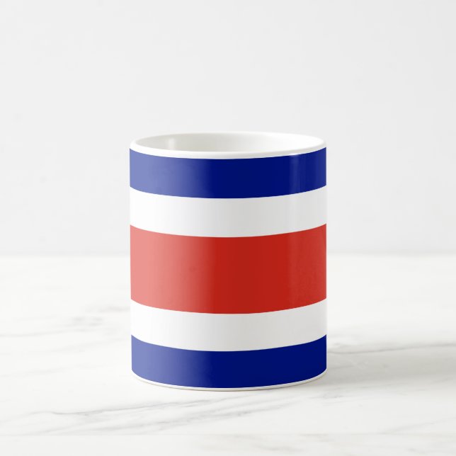 Mug with Flag of Costa Rica (Center)