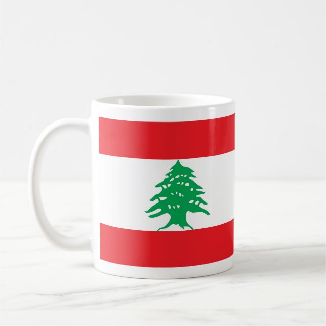 Mug with Flag of Lebanon (Left)