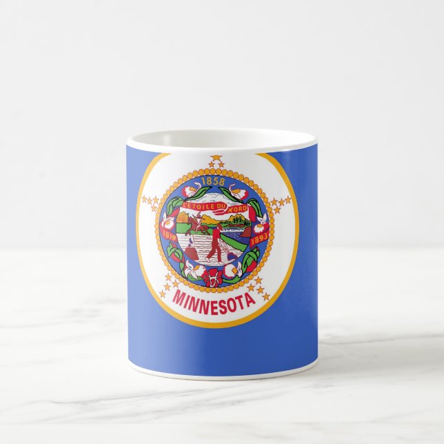 Mug with Flag of Minnesota State - USA (Center)