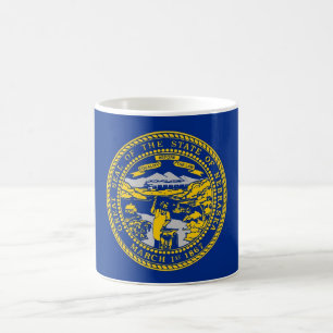 Mug with Flag of Nebraska State - USA