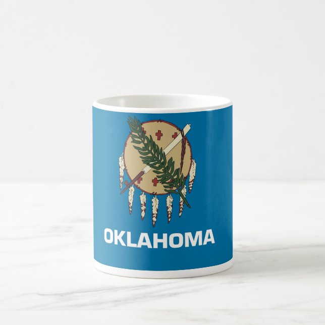 Mug with Flag of Oklahoma State - USA (Center)