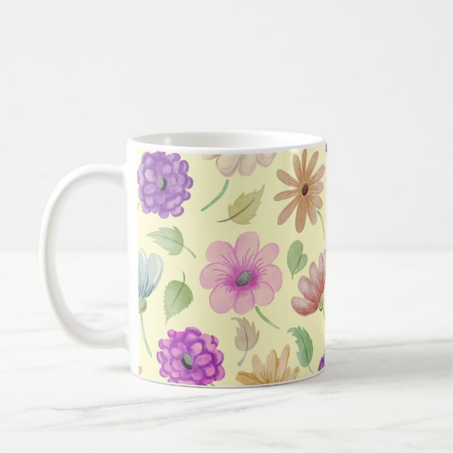 Mug With Flowers (Left)