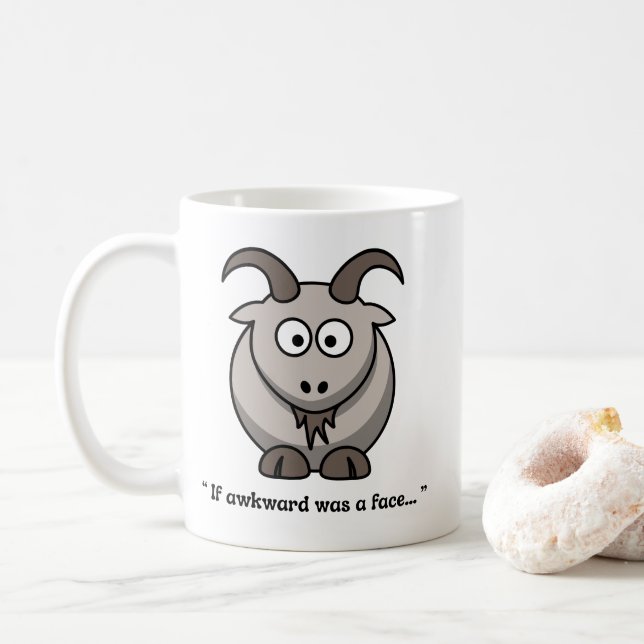 Mug with Goat (With Donut)