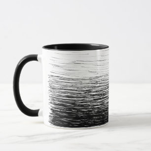 mug with gradual scratches