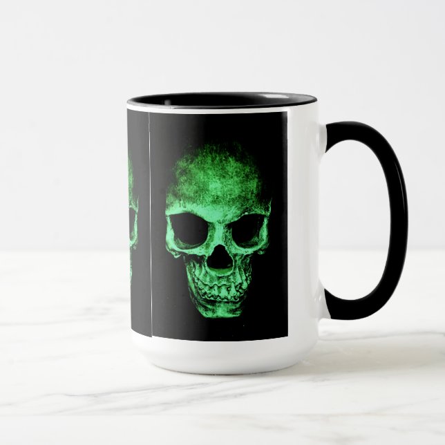 Mug with green skull (Right)