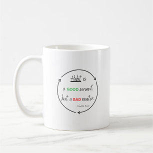 Mug with Habit Quote