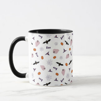 Mug with Halloween themed pattern
