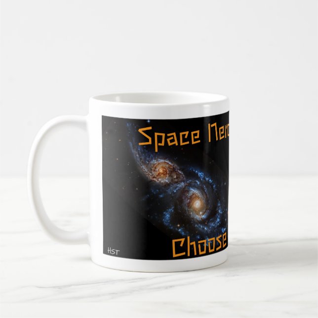 Mug with HST & JWST "gang" colours (Left)