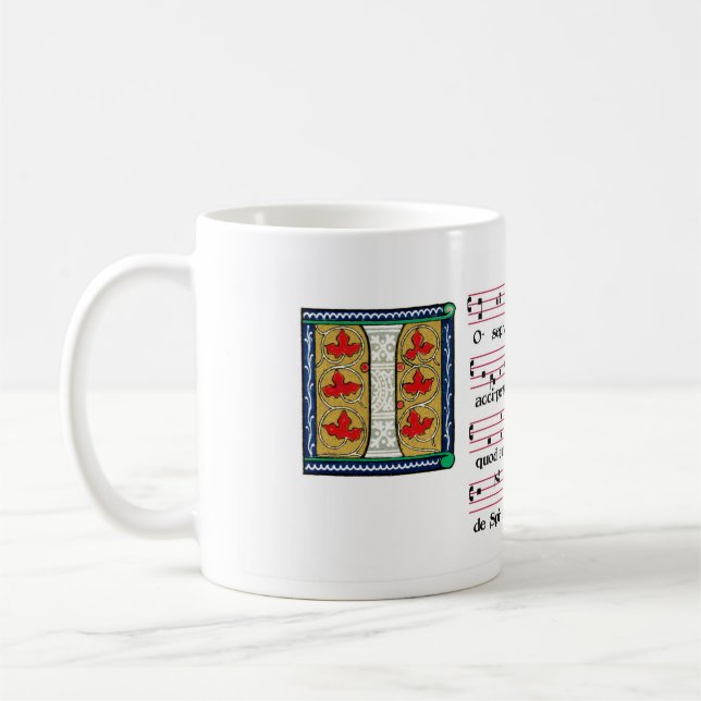 Mug with Introit for St. Joseph Day.  Cuppa Joe! (Left)