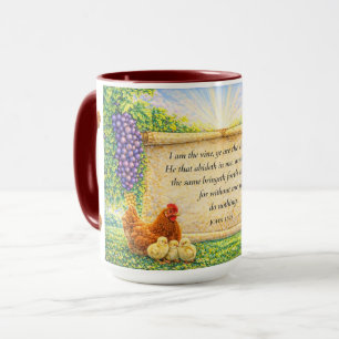 Mug with John 15:5 Scripture