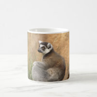 mug with lemur