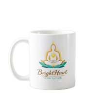 Mug with Male Brightheart Meditation logo