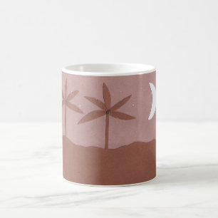 Mug with Nighttime Mountain Scene