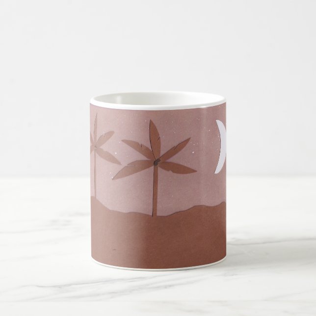 Mug with Nighttime Mountain Scene (Center)
