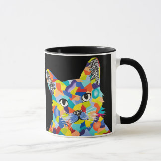 mug with original cat artwork image