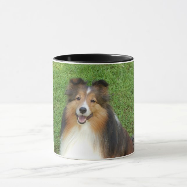 mug with original Sheltie photo (Center)