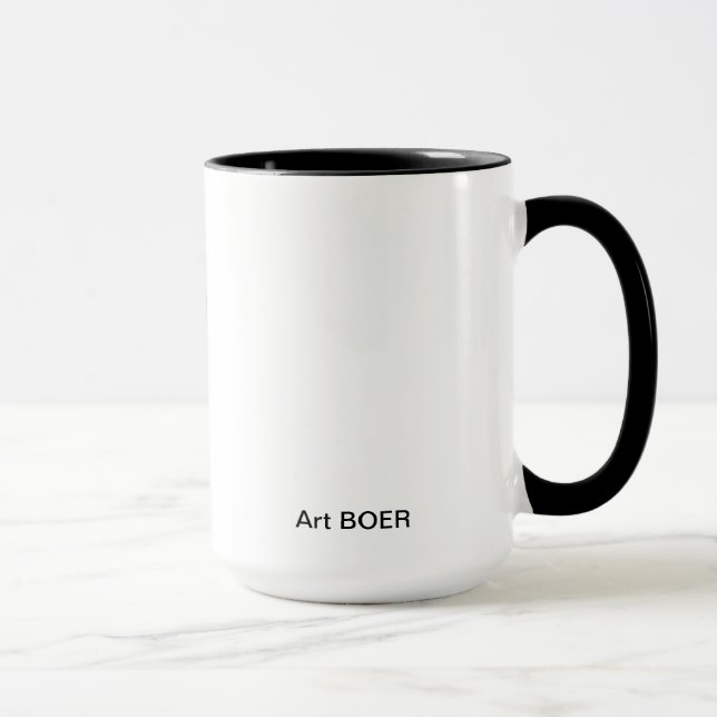 Mug with painting/detail “Between We " (Right)