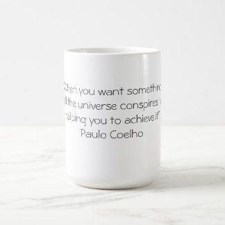Mug with Paulo Coelho Quote